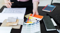 Colour matching for paint from fabric, tile, and paint chip samples