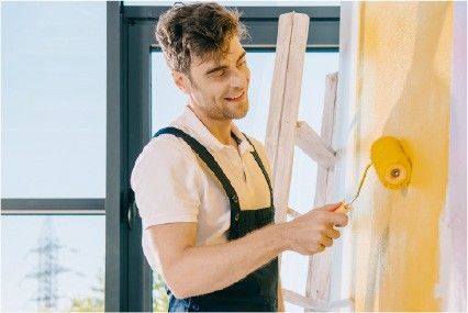 Cloverdale Paint how-to guide featuring interior wall painting preparation